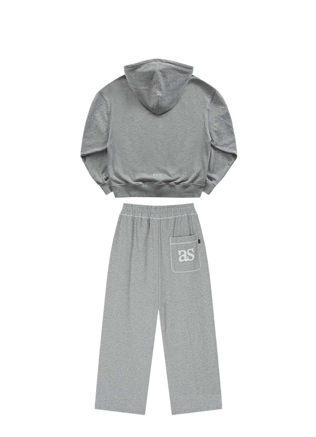 애즈온 [SET] MORROW TRAINING SET-UP / MELANGE GRAY 상품 이미지 2