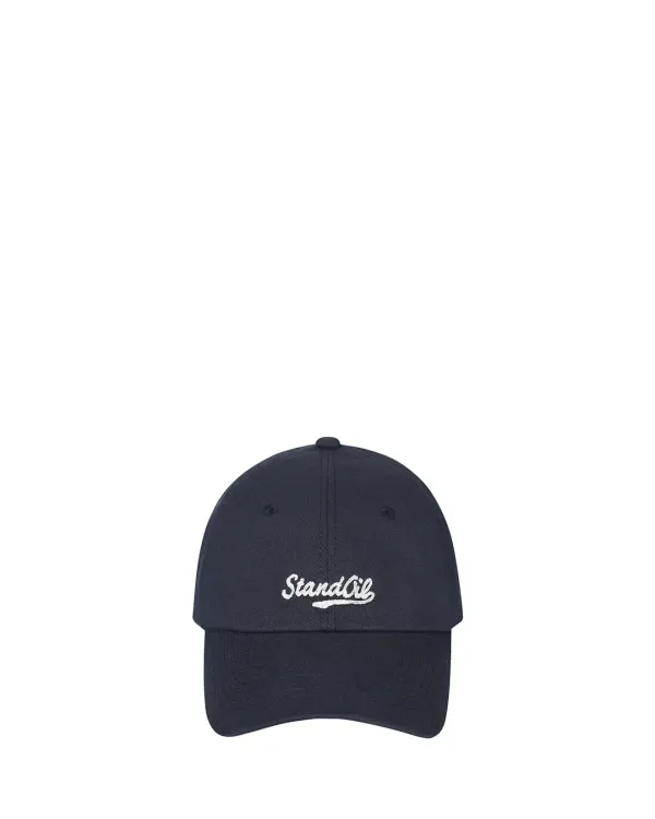 Stand Logo Ball Cap · 스탠드 로고 볼캡 / 네이비