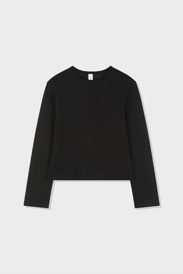 alldy long tee - black
