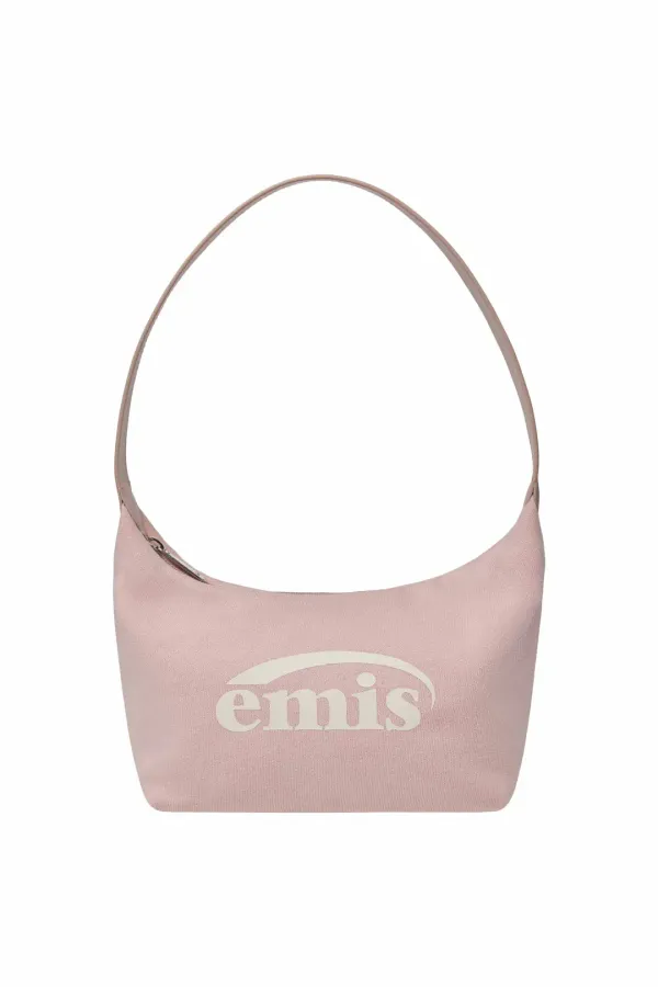 JERSEY HOBO BAG-PINK