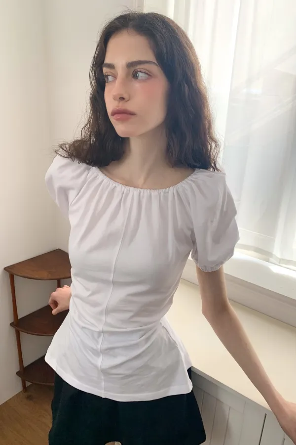 (예약배송/2차 리오더) Marlene T-shirts / White