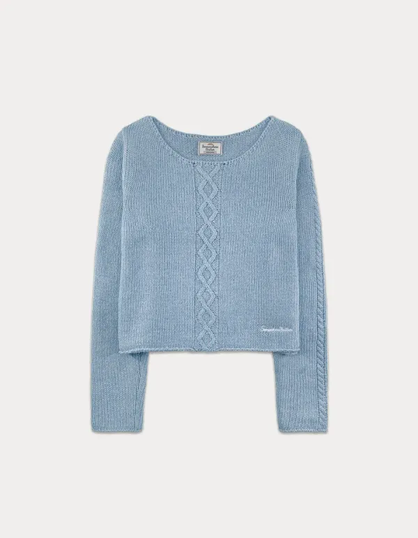 Poy Wool Knit - Light Blue