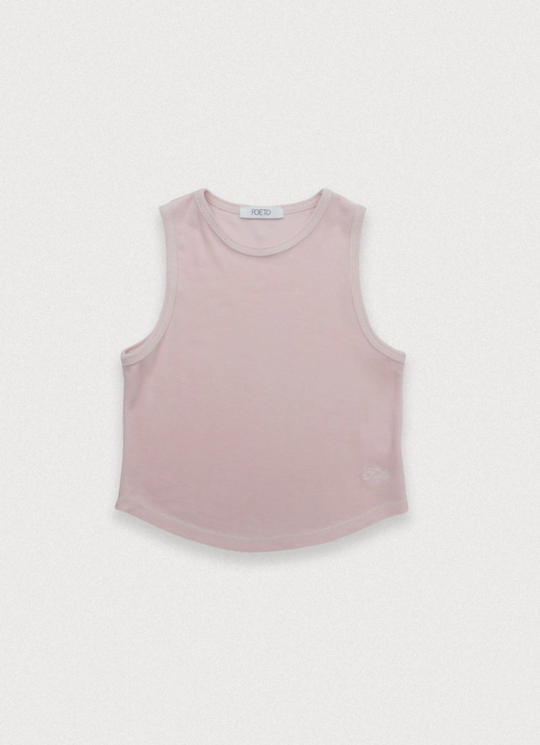 포에토 LOUNGE VELOUR SLEEVELESS - PINK 상품 이미지 1
