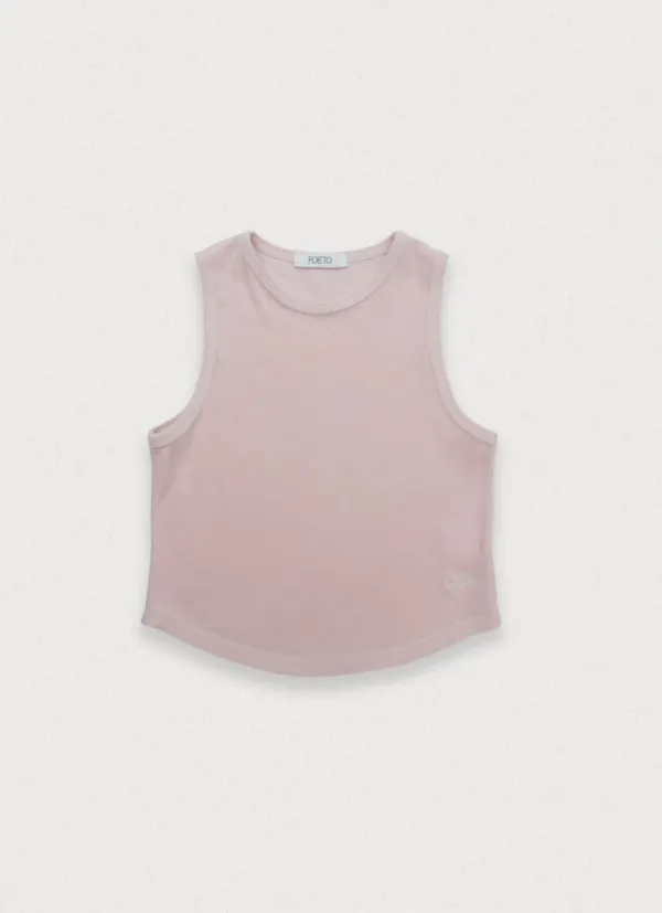 LOUNGE VELOUR SLEEVELESS - PINK