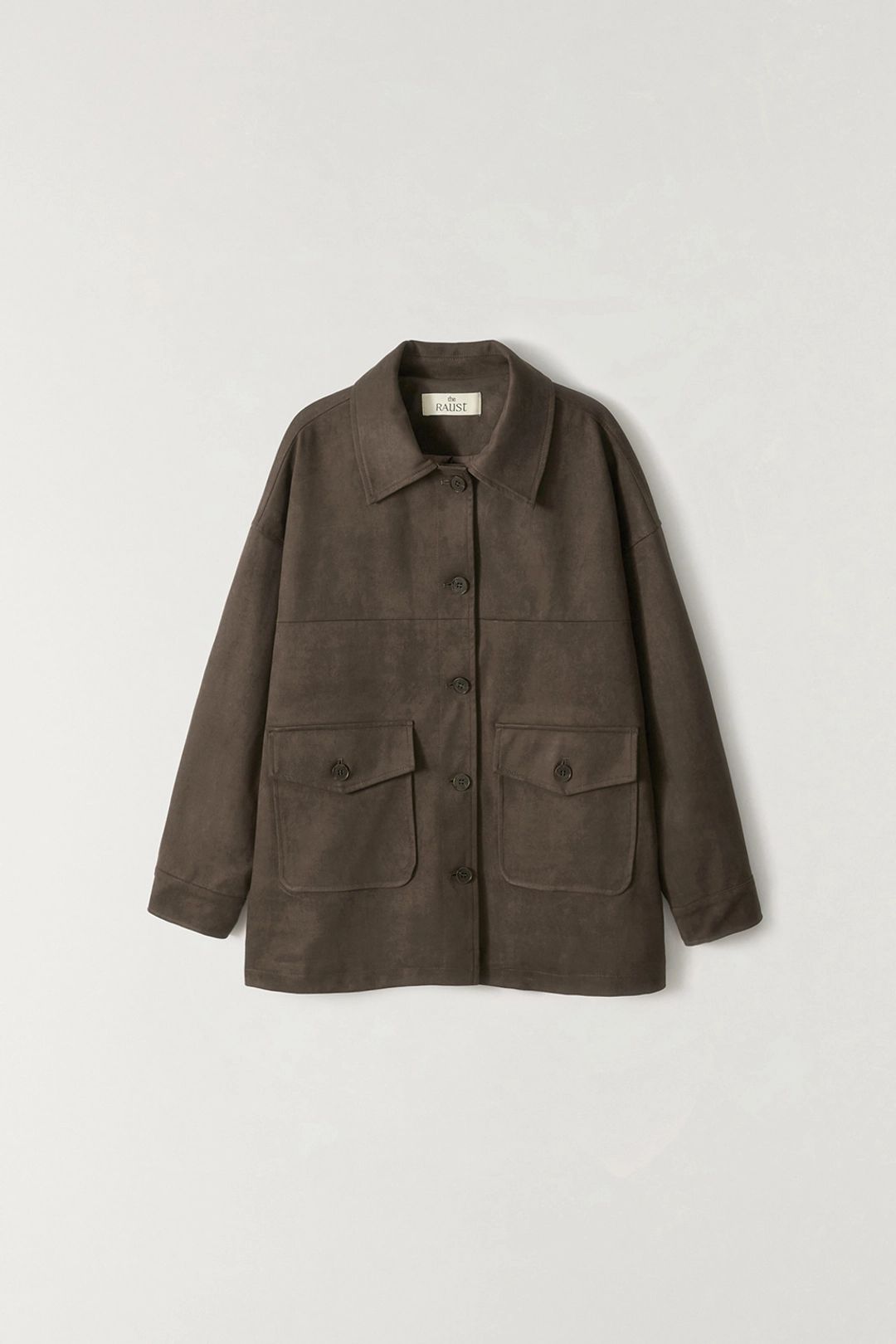 더라우스트 스웨이드 하프 자켓 BROWN 상품 이미지 1