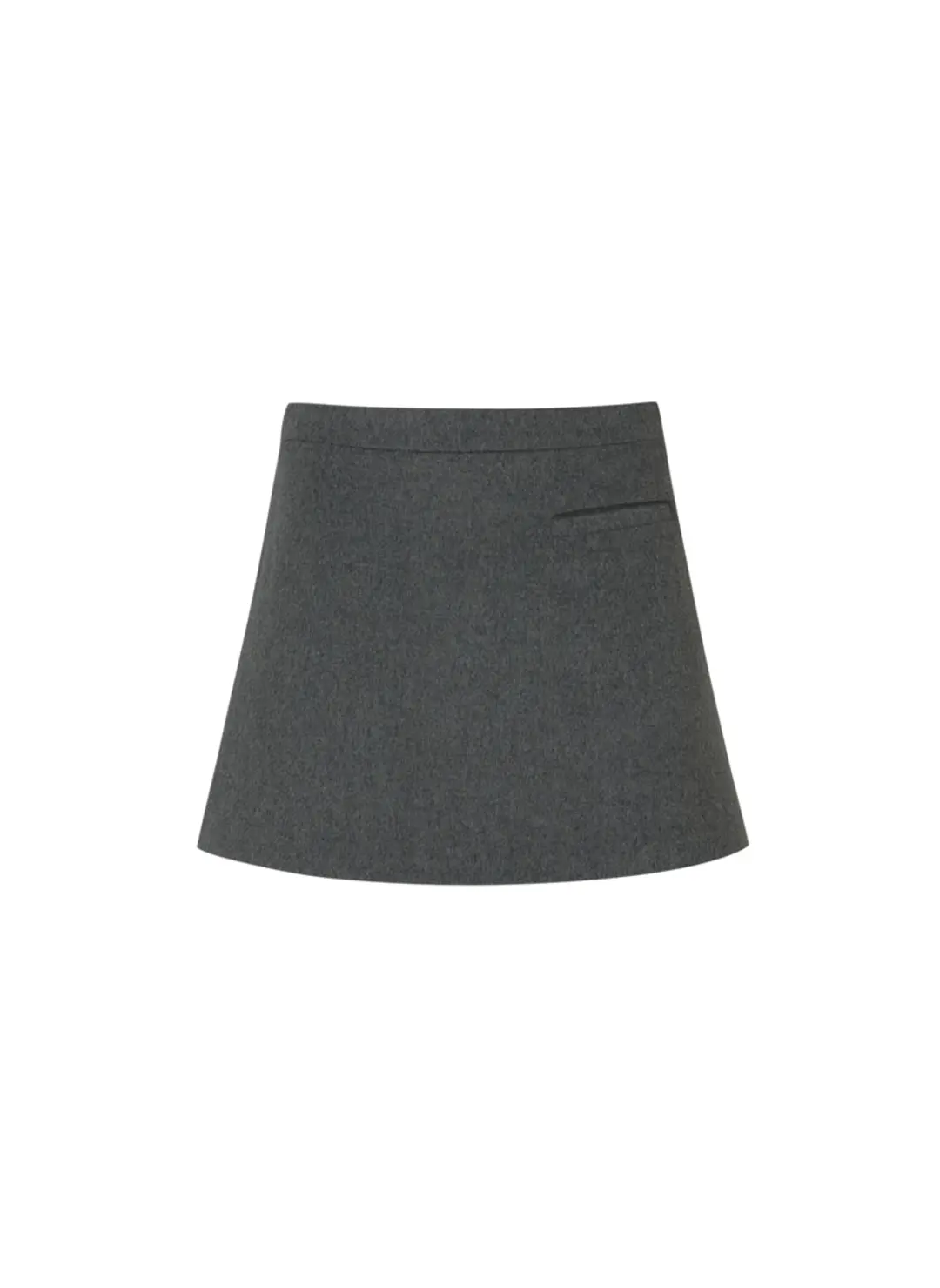 루루서울 Butterfly Taylor Wool Skirt (Gray) 상품 이미지 3