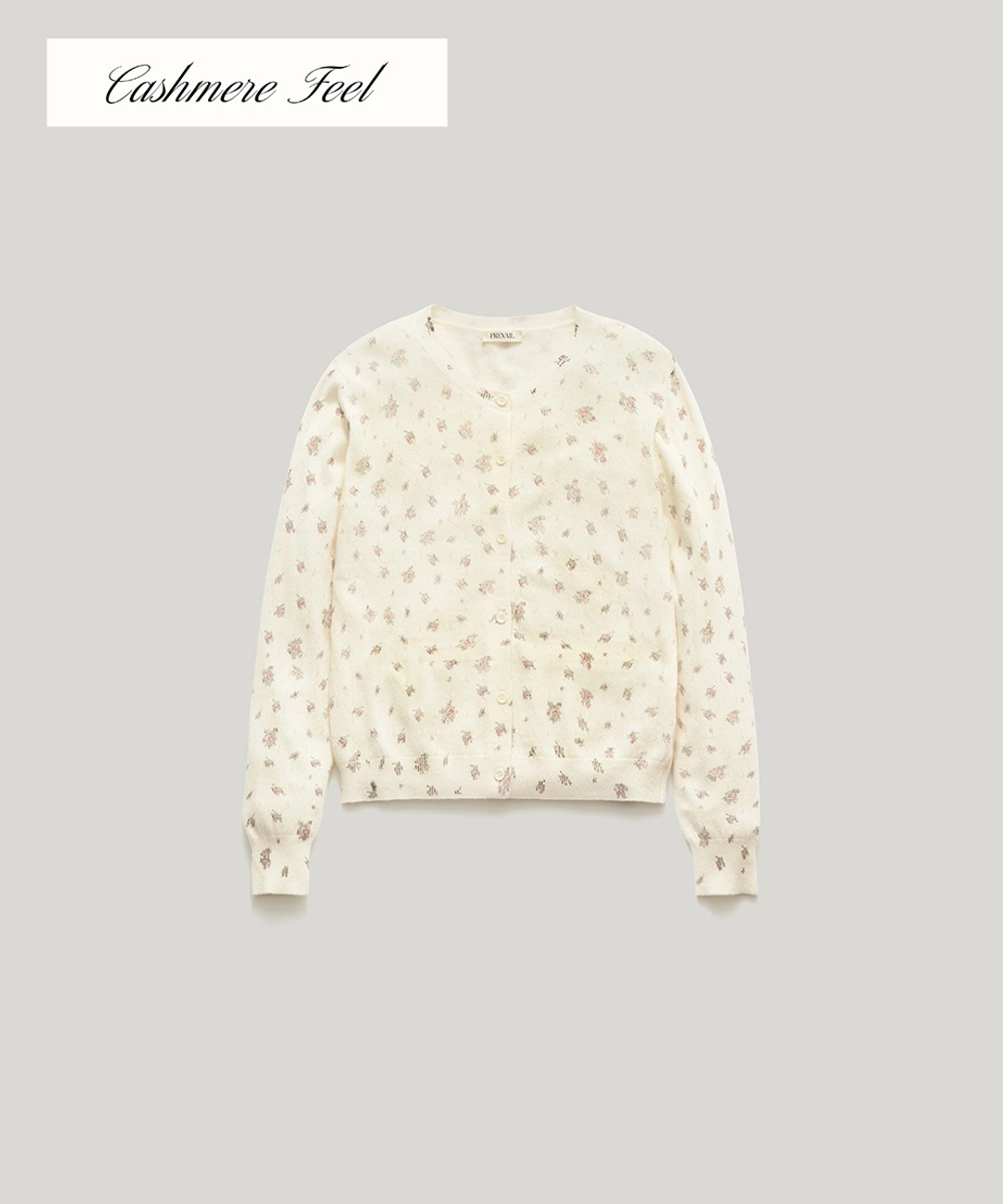 프리베일 2ND / PVIL Flower Cardigan(Cream)pre-order 상품 이미지 1