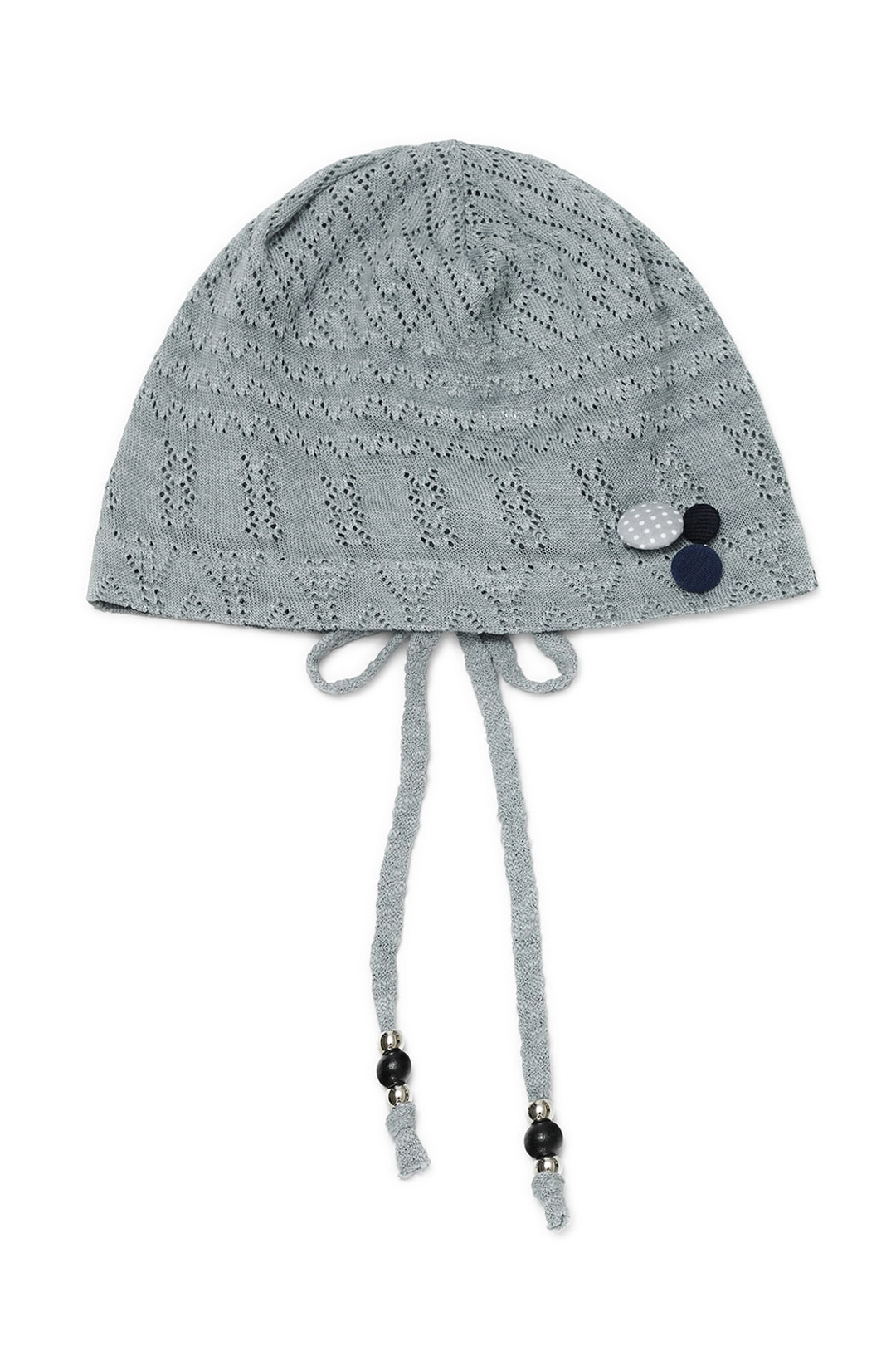 허그유어스킨 String brooch beanie (Blue) 상품 이미지 1