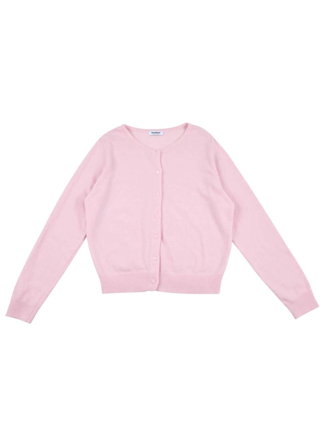 온무드 [2ND] ORGANZA LABEL CASH CARDIGAN - BABY PINK 상품 이미지 3