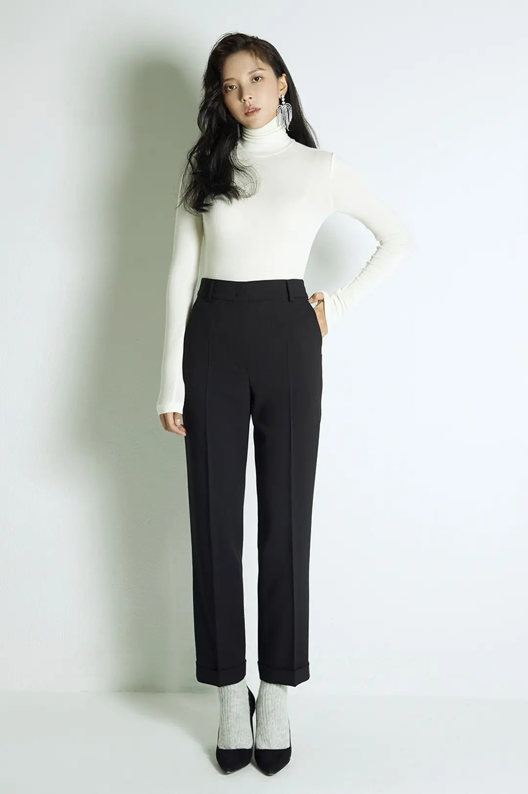 하나보 NO.10 PANTS - BLACK 상품 이미지 1