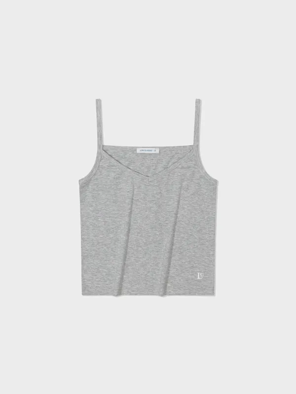 Organic Silket Camisole_Melange Grey