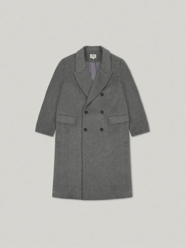 Ove Wool Over Fit Coat - Gray오브 울 오버핏 코트