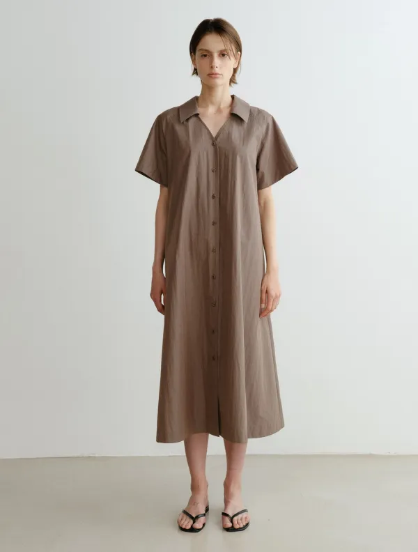 Rowen Maxi Dress (Taupe)