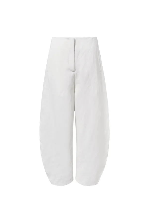 Part.8 Curved slacks (white, black)
