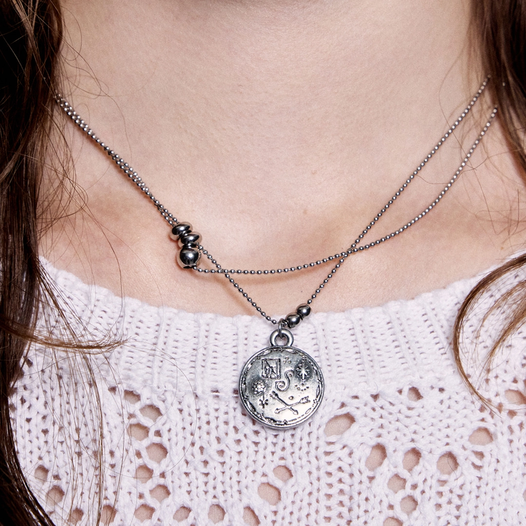 엔프프 collecta necklace-silver 상품 이미지 1