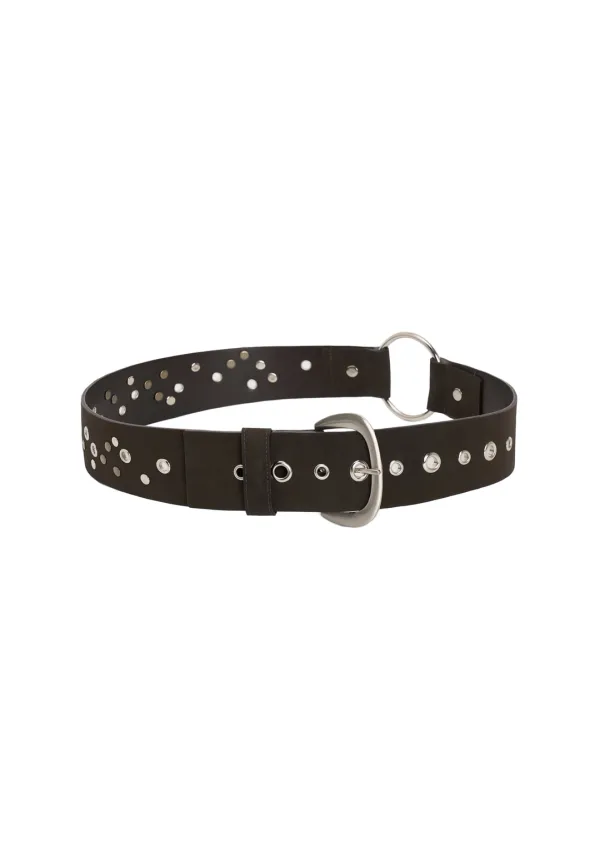 Carrie Stud Belt / Brown