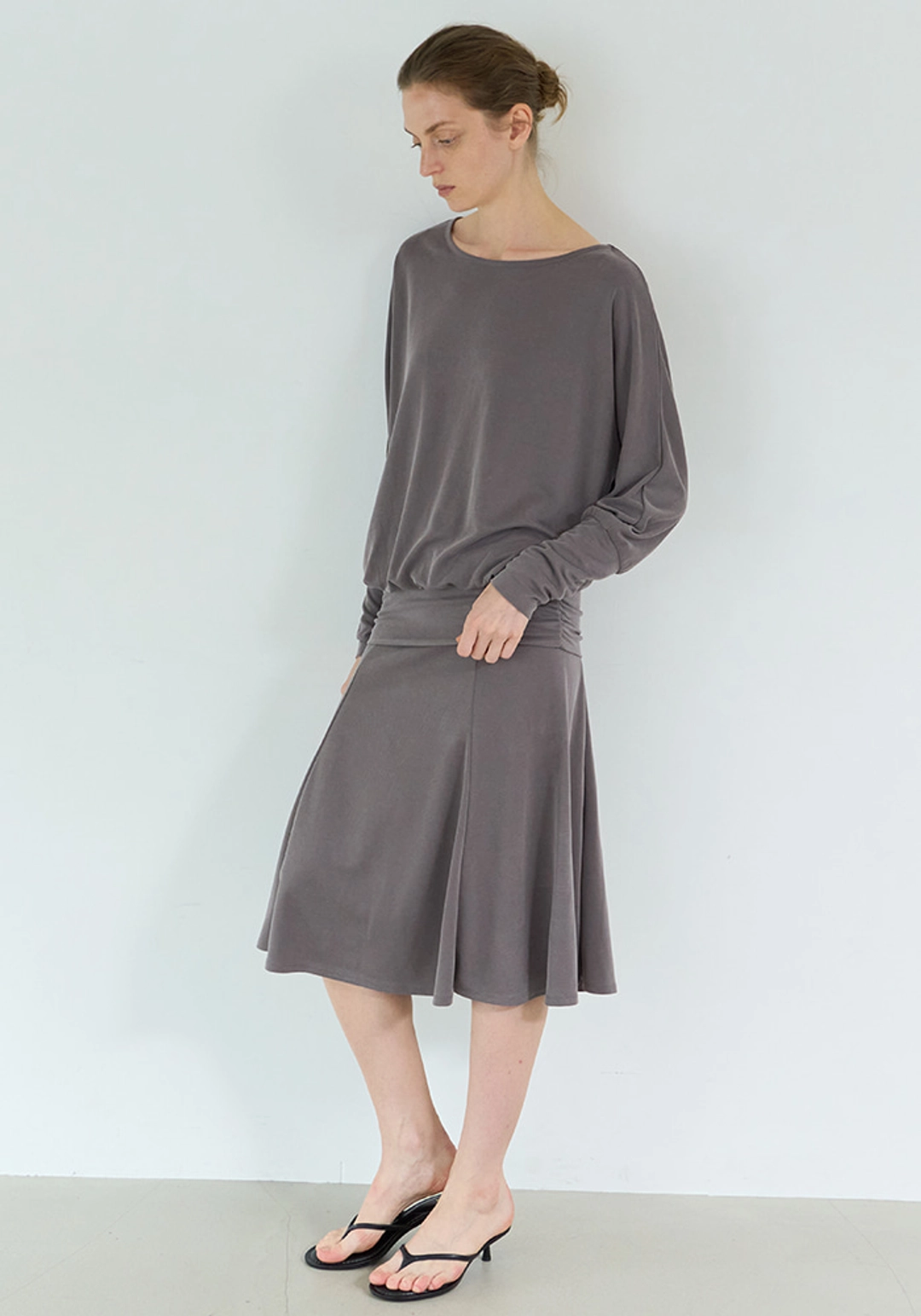 이브세이지 Modal midi skirt 상품 이미지 2