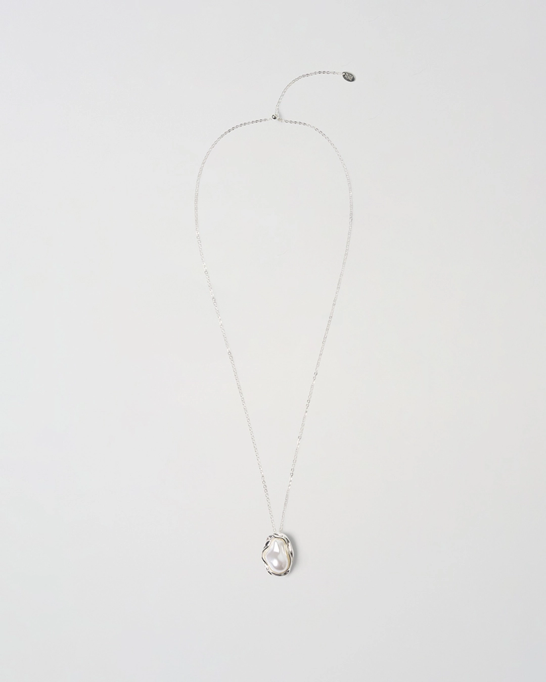 누아르나인 Bold Pearl Necklace [SILVER] 상품 이미지 2