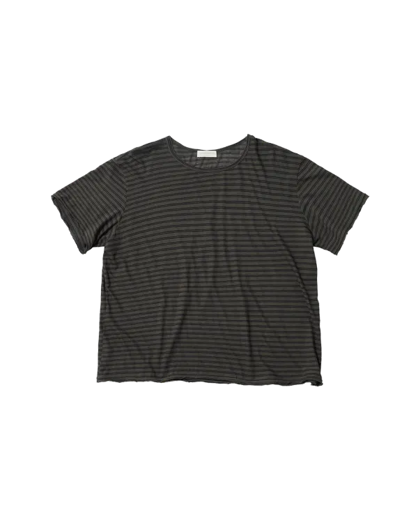 lohen striped t-shirt (charcoal)