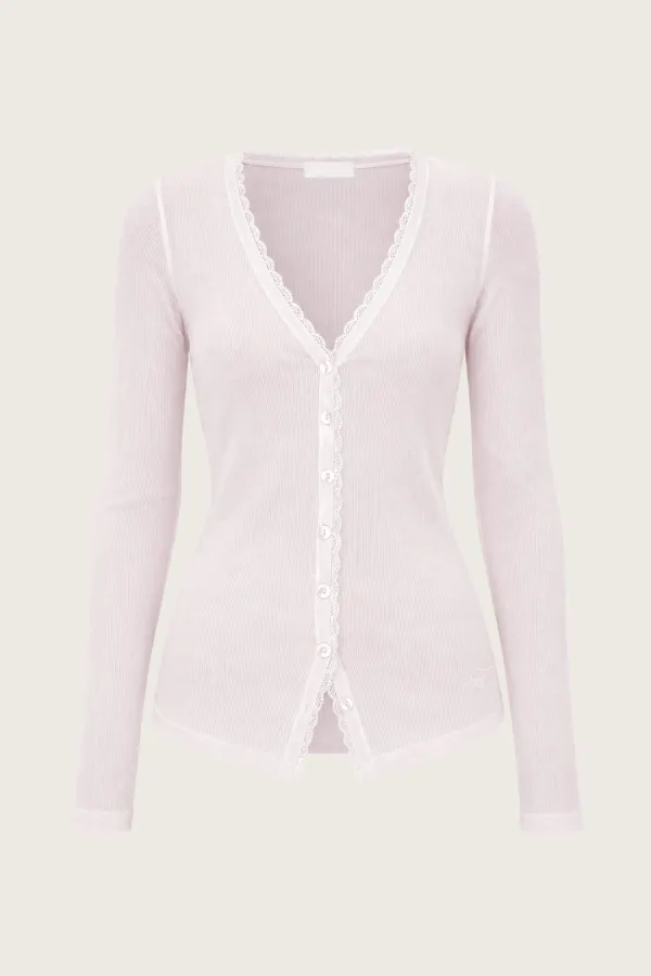 [Wonniehouse X kleesier] Frappé Cardigan, Pink