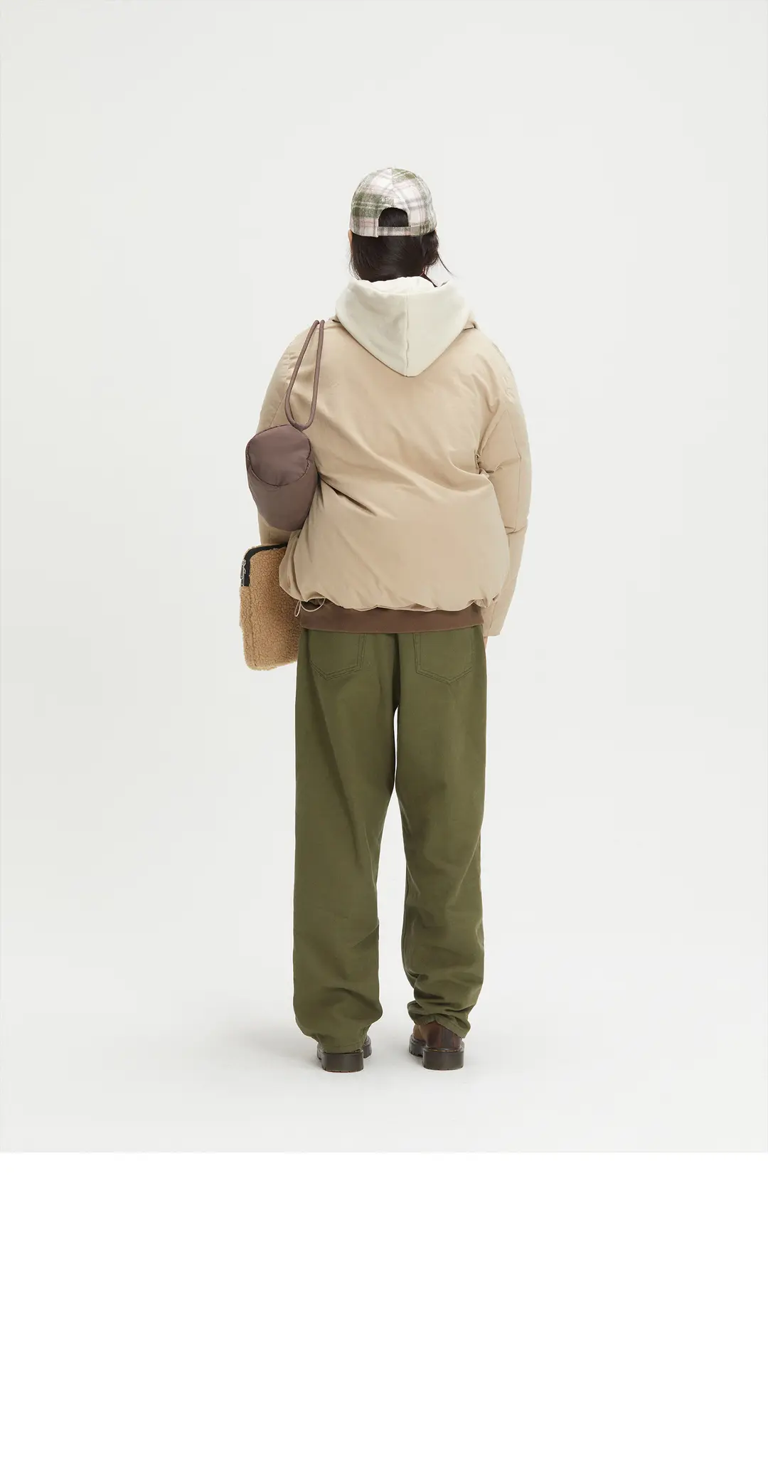 이미스 PUFFER BARREL BAG-BROWN 상품 이미지 2