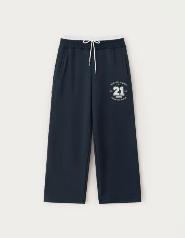 Vintage Sagging Sweatpants - Navy