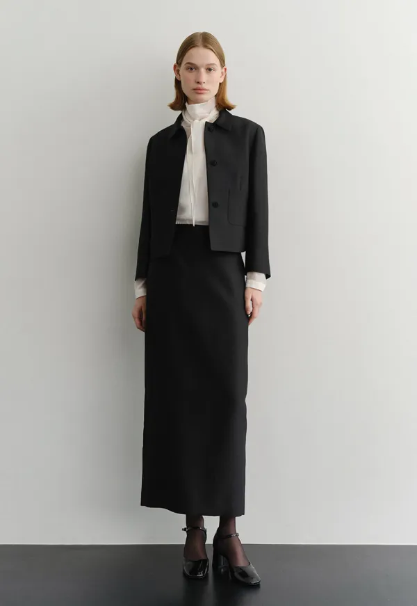 GIA WOOL SILK SKIRT
