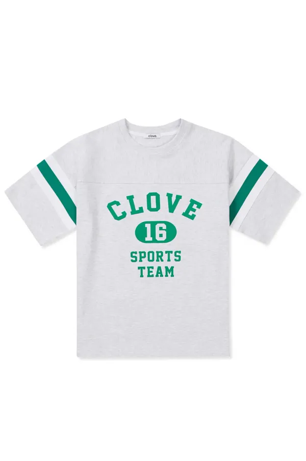 [25SS clove] Club Rugby T-shirt (Light Grey)