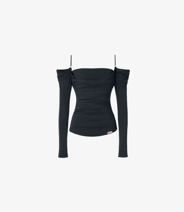 Eve Draping Off-Shoulder Blouse
