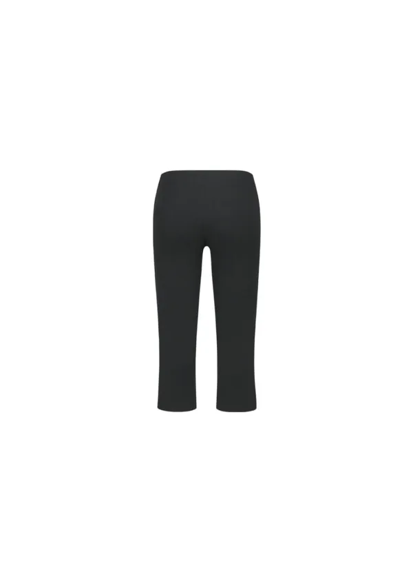 Wholegarment Knit Capri Pants, Black