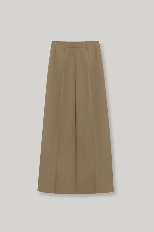 Formed Wool Pants