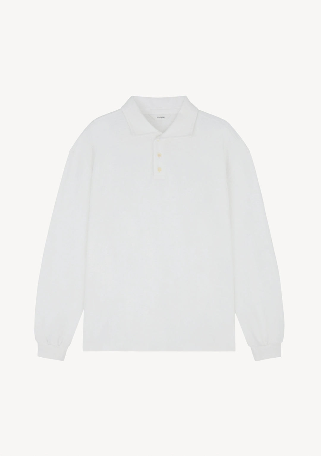 문달 Frost Polo Shirt in White 상품 이미지 1