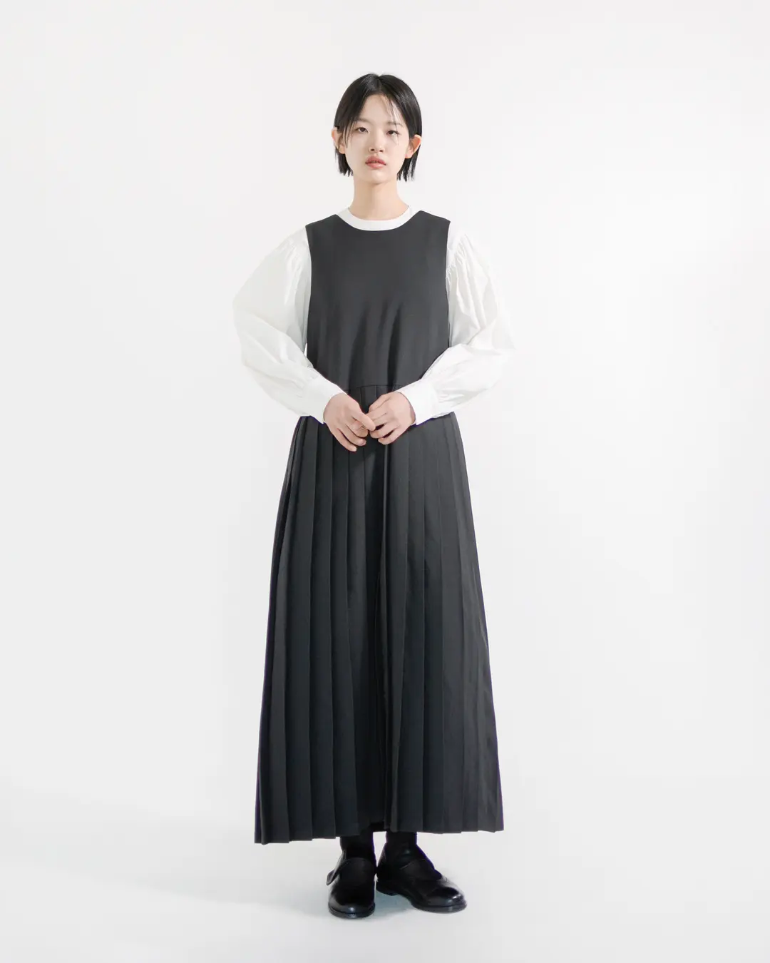 유노이아 classic pleats dress 상품 이미지 2