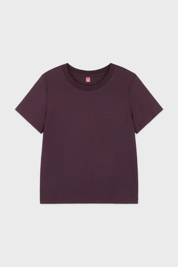 Logo Basic T-Shirt (Plum)