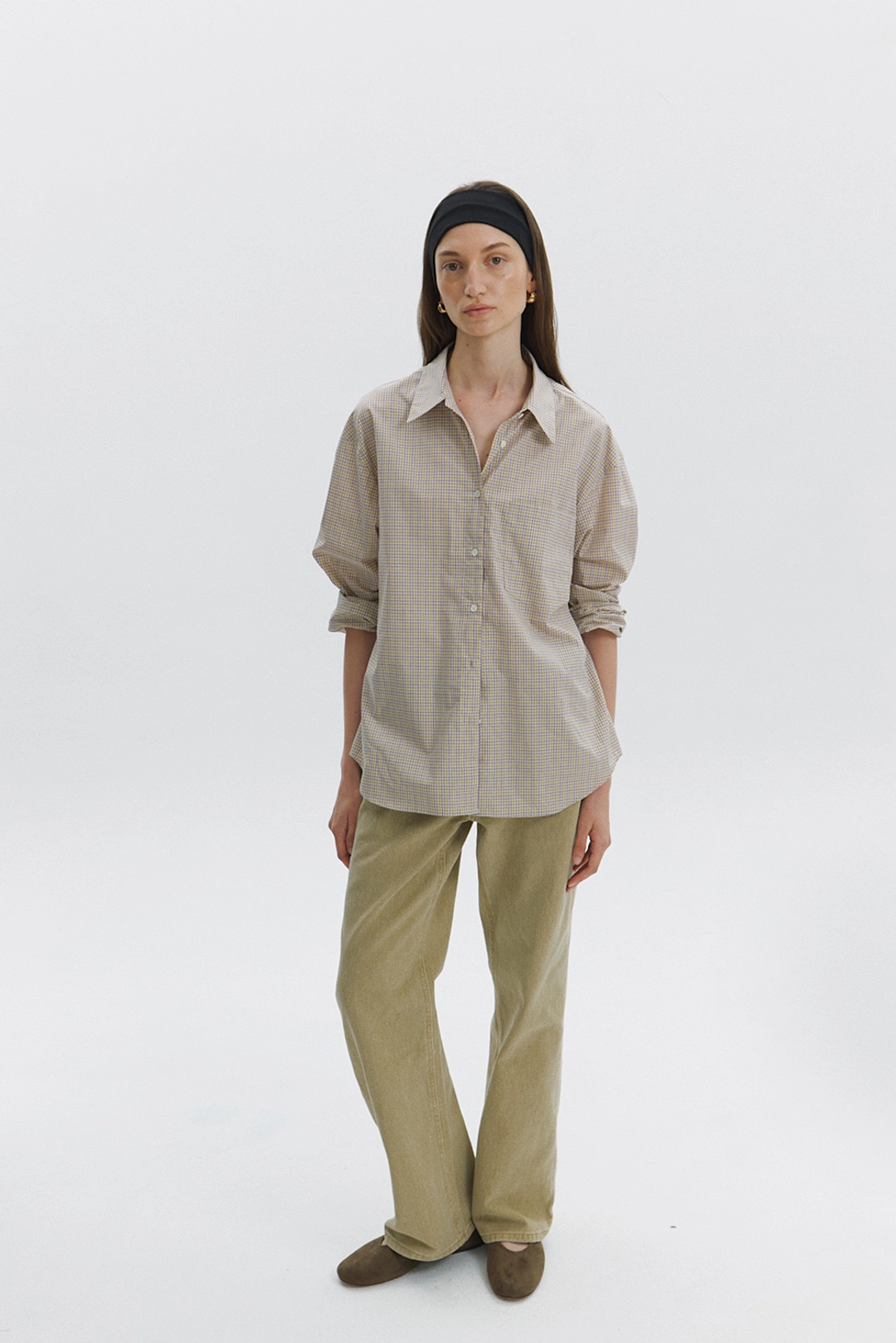 엘오61 Basil Check Shirts 상품 이미지 2
