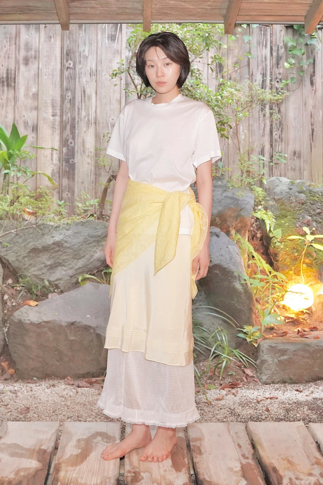 누아누 Darya Scarf_Yellow 상품 이미지 1