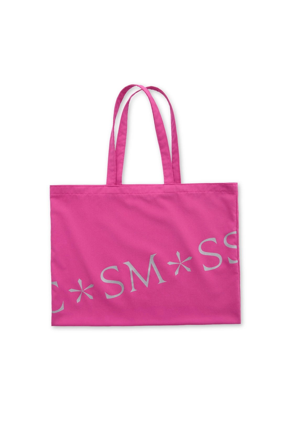코스모스 METALLIC LOGO TOTE BAG (MAGENTA) 상품 이미지 1