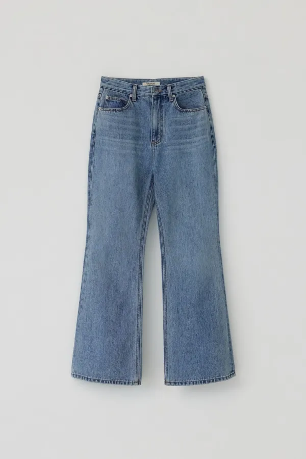 (2nd re-stock) T/T Drift bootcut denim (blue)