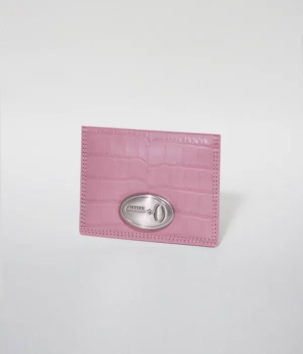 Clé de card wallet _Floral pink