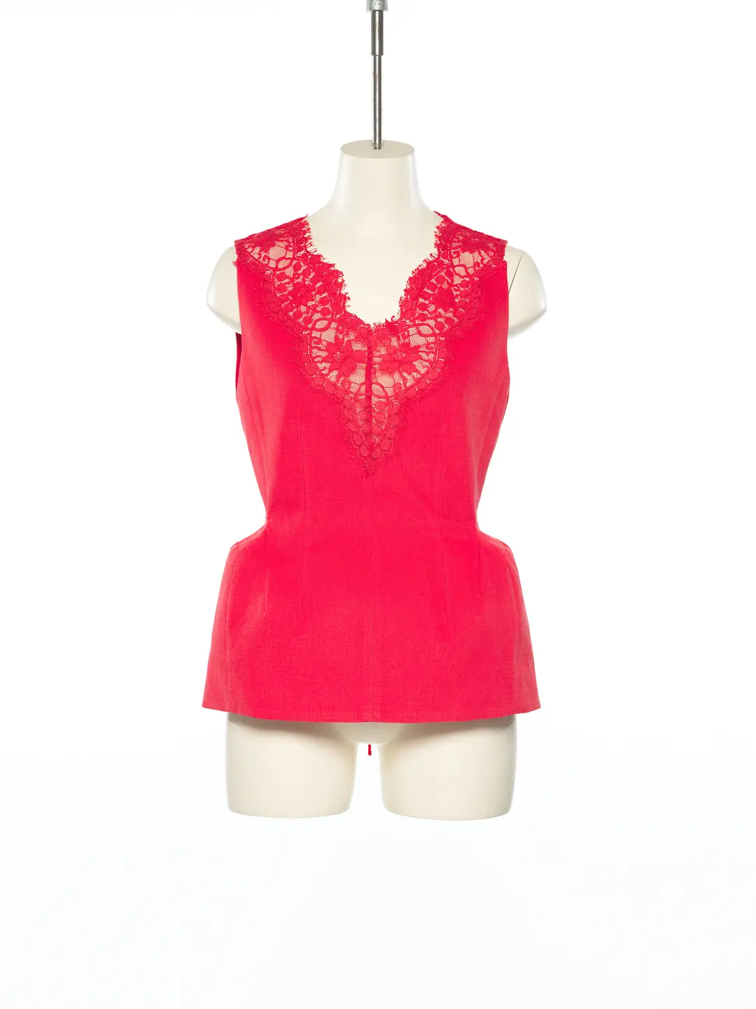 푸쉬버튼 PS25 RED HOURGLASS SLEEVELESS TOP 상품 이미지 1