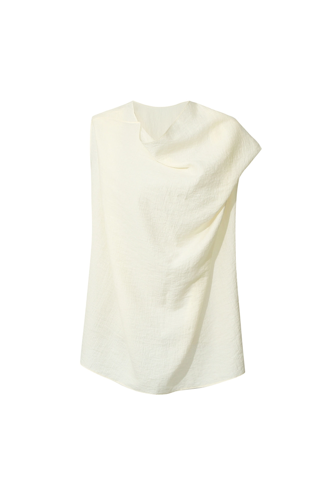 르917 DRAPE SLEEVELESS BLOUSE [IVORY] 상품 이미지 2