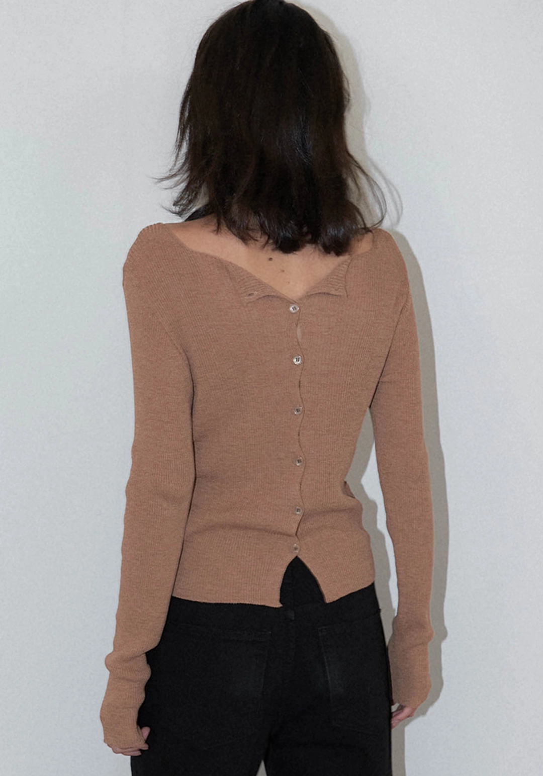 이브세이지 Boatneck summer Cardigan (Beige) 상품 이미지 2