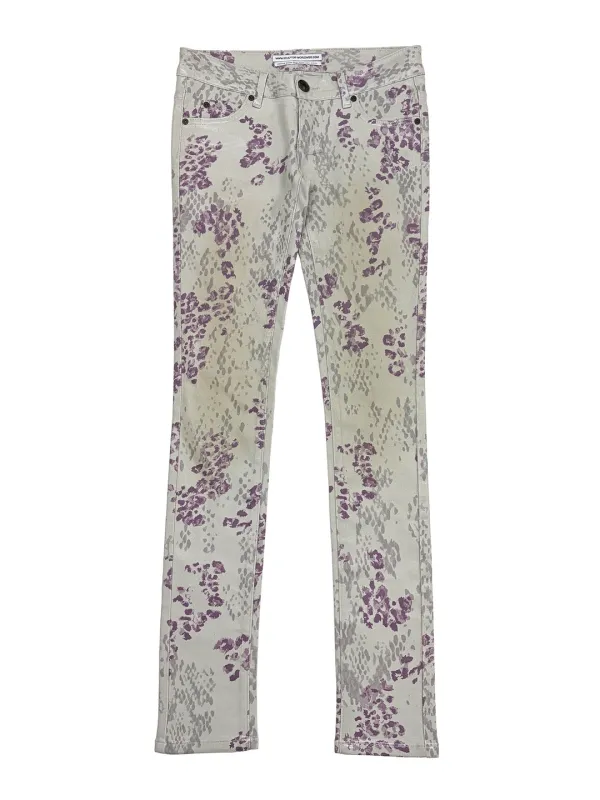 Wet Skinny Jeans Sage