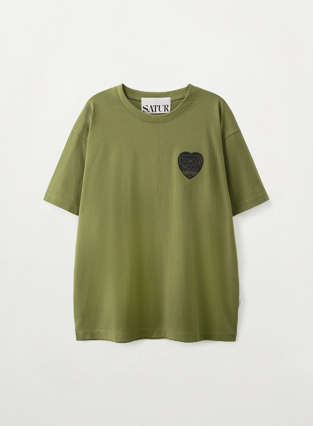세터 Saturday Mood Small Graphic T-Shirt - Khaki 상품 이미지 1
