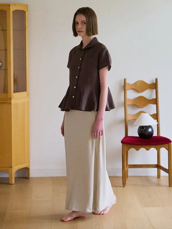 Cotton H-Long SK_(Light Beige)
