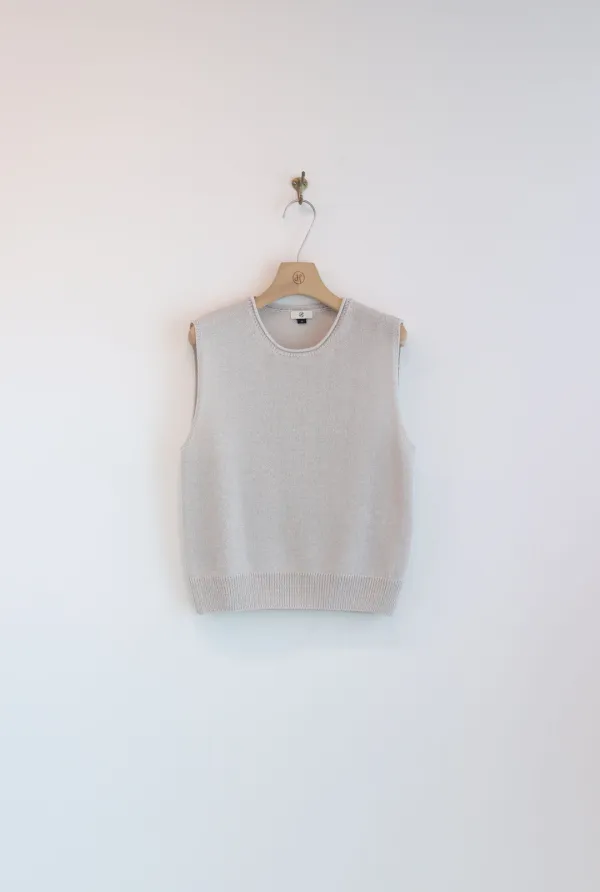 ROOM KNIT TOP ( FOG )