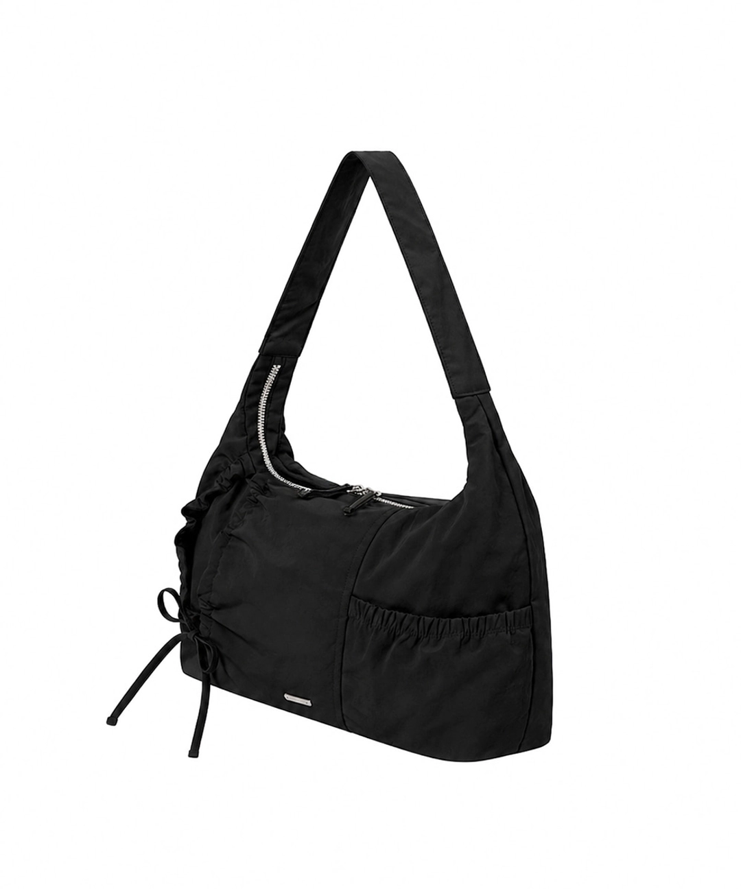 미세키서울 [레이 PICK] String shirring bag BLACK 상품 이미지 2