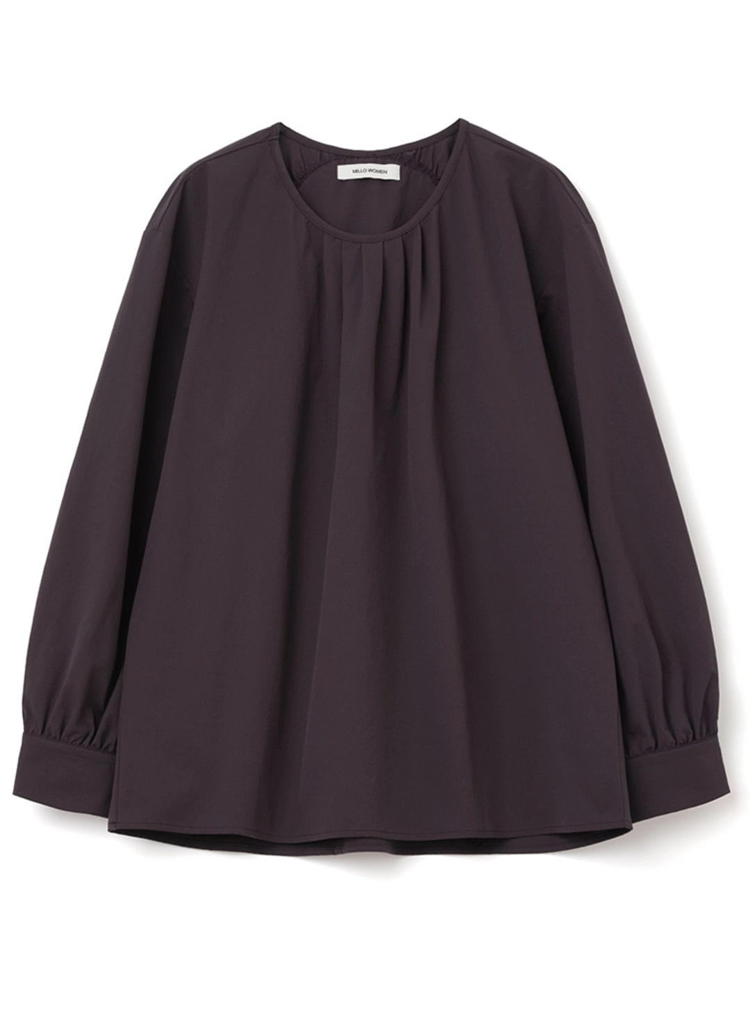 밀로 우먼 Round Shirring Blouse [Purple] 상품 이미지 3