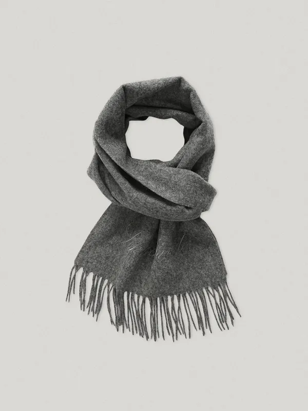 Gray Everett Wool Scarf (3rd)