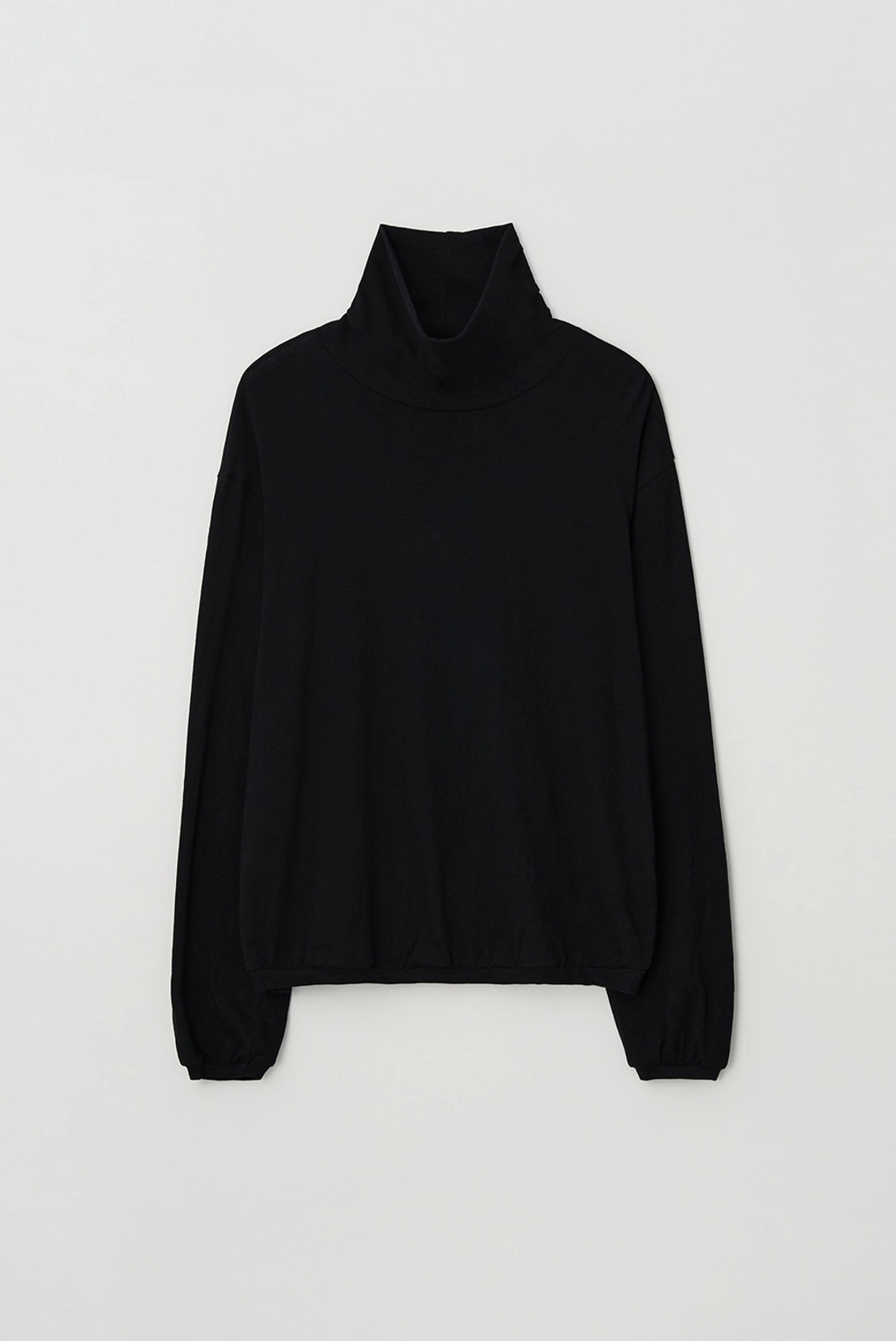 브렌다 브렌든 soft poloneck tee - black 상품 이미지 2